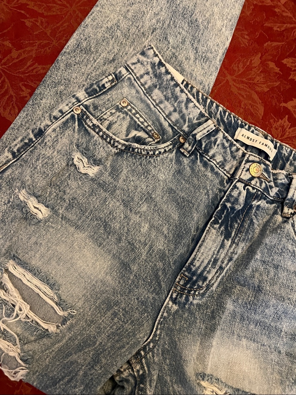 Almost Famous Factory Distressed Jeans 7 - Picture 5 of 5